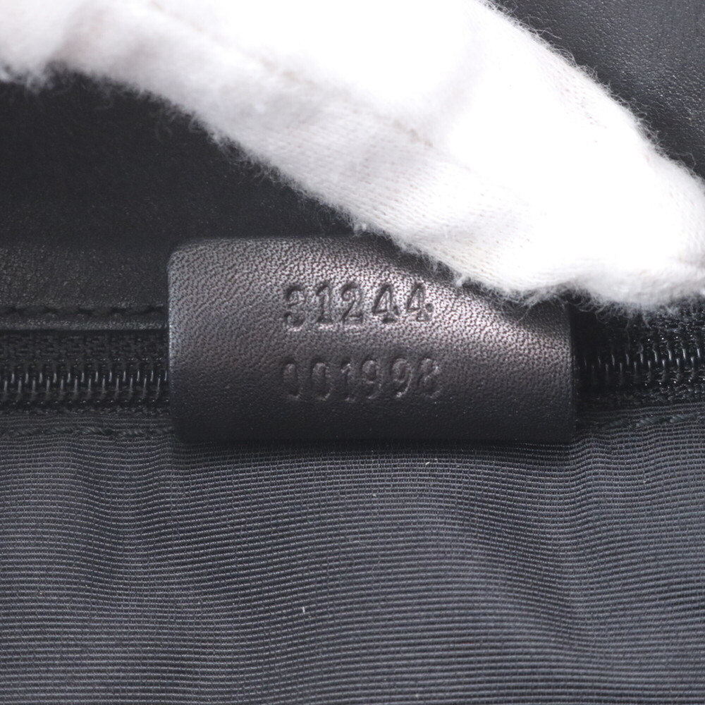 Gucci GG Canvas 31244 Leather Tote Bag, Handbag, Shoulder Black, Women's - Picture 11 of 11
